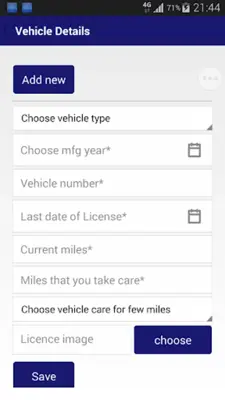 Vehicle Docs android App screenshot 1